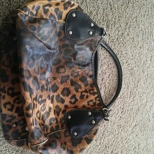 Cheetah print purse